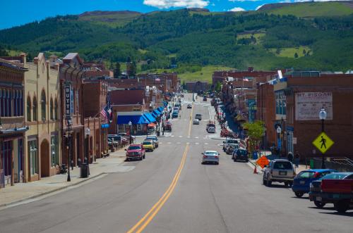 Downtown Cripple Creek, CO  Historic mining town that is still