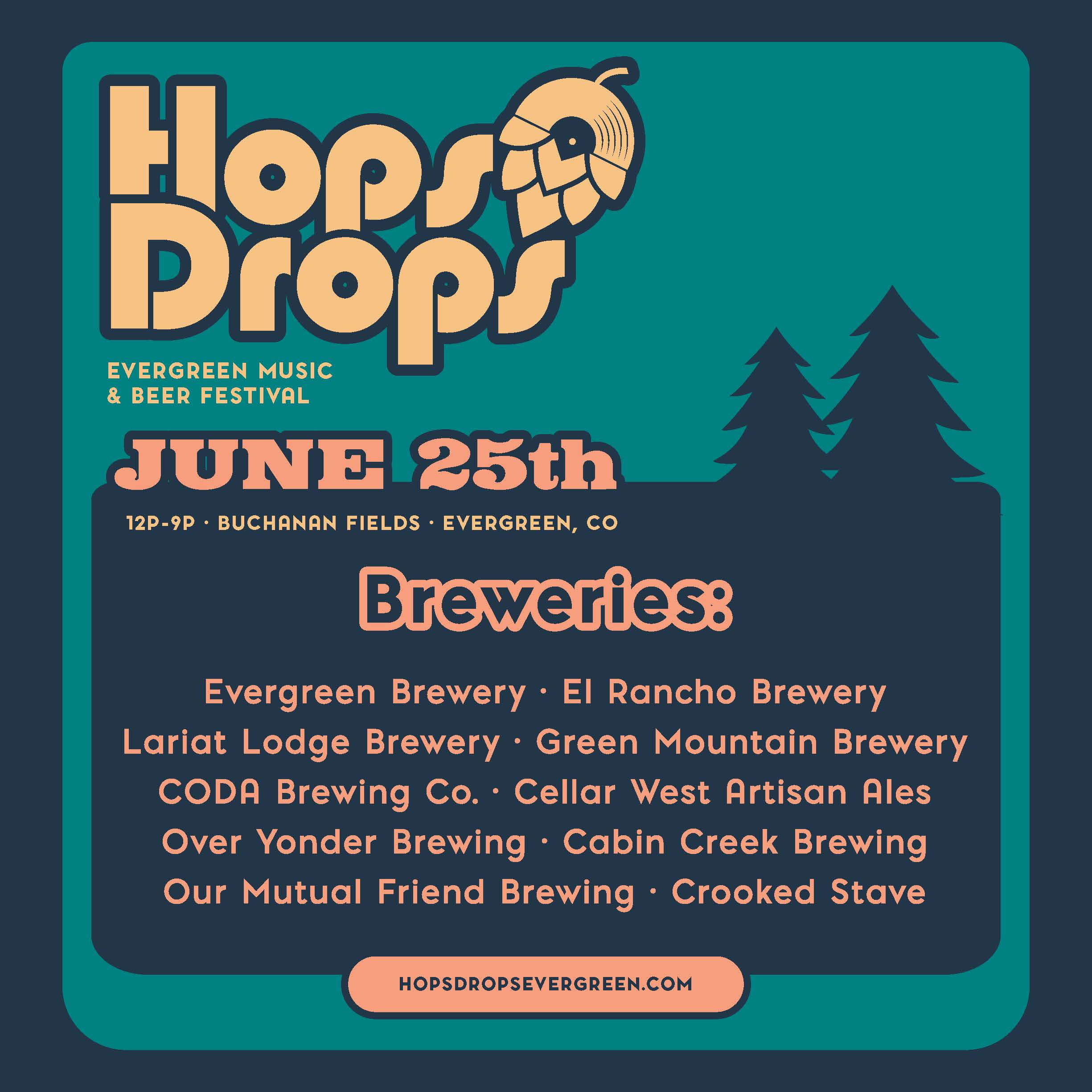 Hops Drops Evergreen Music & Beer Festival