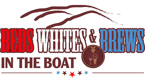 Reds Whites & Brews in the Boat