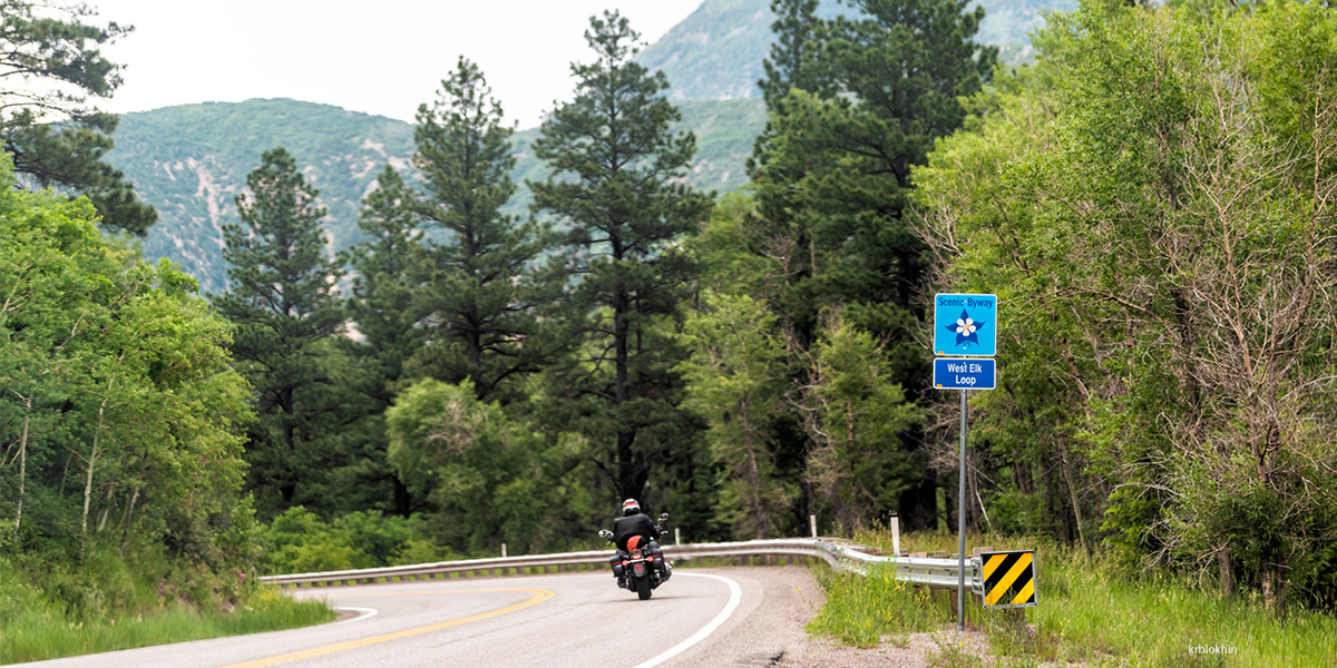 motorcycle routes west elk