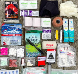 Guide to Colorado's Fourteeners first aid kit